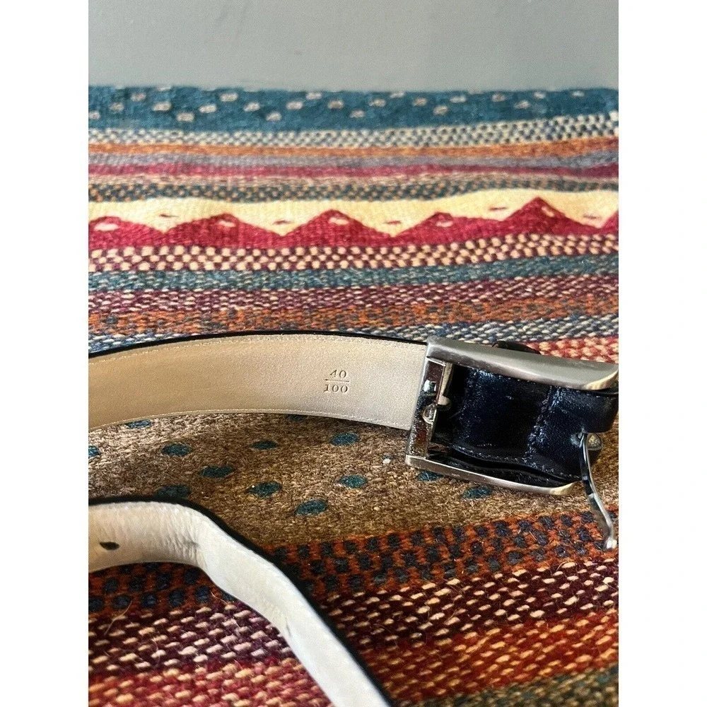 Trafalgar Mens Black Leather Casual Work Wear Belt Size 40